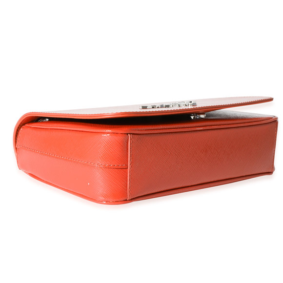 Prada Rame Saffiano Vernice Crossbody Bag - Picture 8 of 8